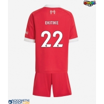 Otroški Nogometni dresi Liverpool Hugo Ekitike #22 Domači 2025-26 Kratek Rokav (+ Kratke hlače)